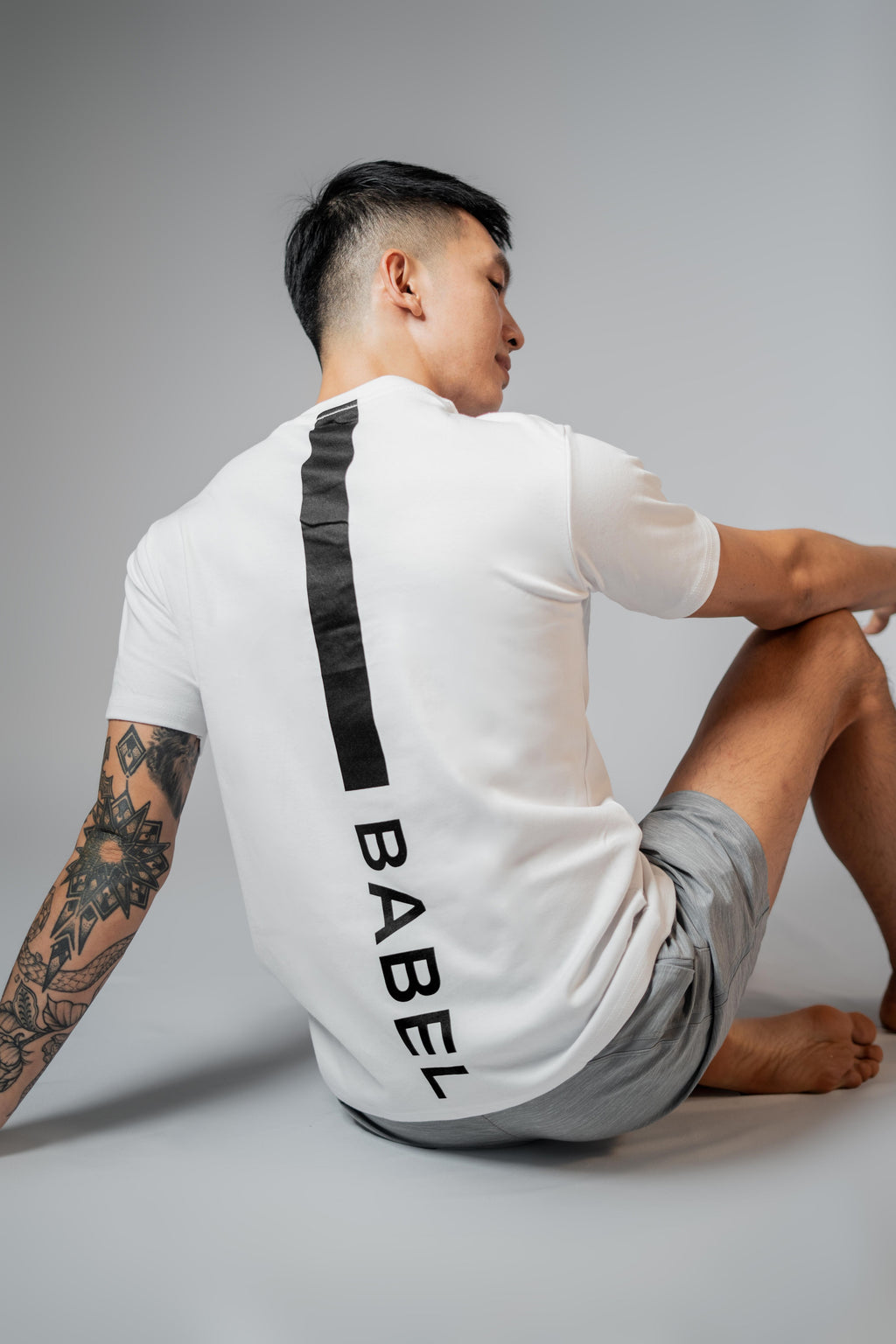 Babel Vertical Tee - White