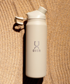 900ML OVER Wave Thermo Duo Lid Flask - Seashell Beige