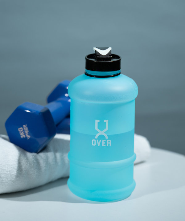 1.5L Oversized Bottle with Flip Cap - Poseidon Blue