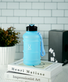 600ML Oversized Mini Bottle with Flip Cap - Baby Blue