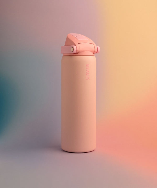 900ML OVER Wave 2.0 Duo Lid Flask - Pilates Pink