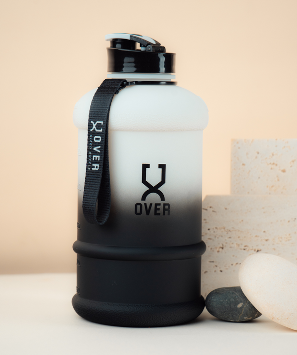 1.5L Oversized Bottle with Flip Cap - Onyx White