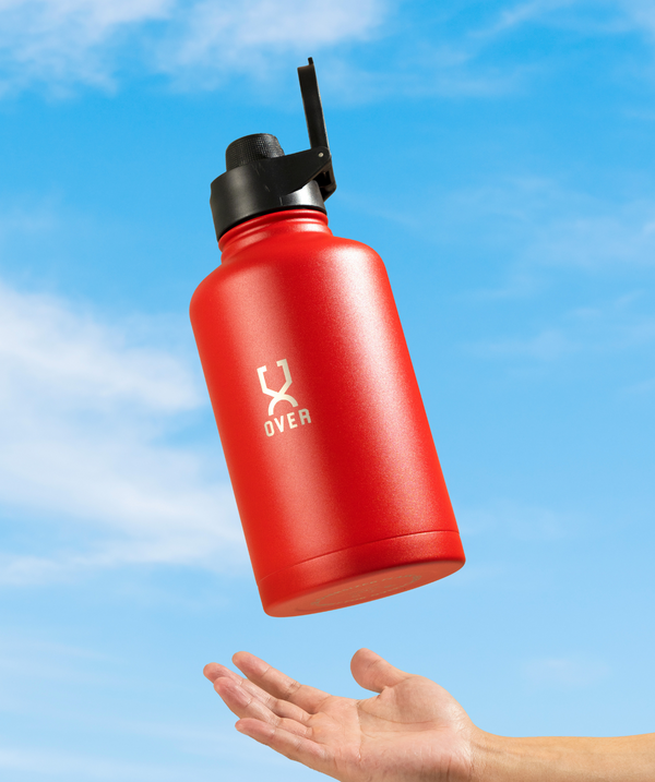 1.8L Oversized Thermo Flask - Flame Red