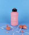 600ML Oversized Mini Bottle with Flip Cap - Loli Pink