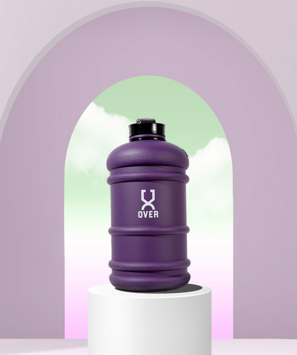 2.2L Oversized Bottle with Flip Cap - Violet Purple