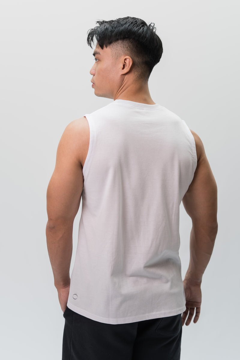 Get Toned Muscle Tank - White