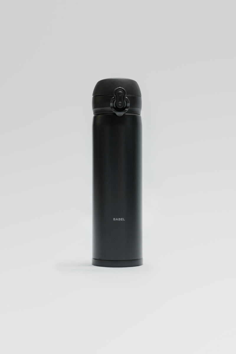450ml Babel Flip-cap Thermoflask - Black