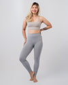 Babel Yoga Leggings - Pastel Grey Blue