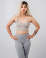 Babel Y-Back Sports Bra - Grey