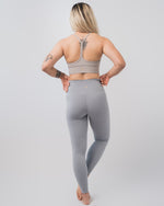 Babel Y-Back Sports Bra - Grey