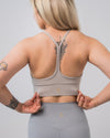 Babel Y-Back Sports Bra - Grey