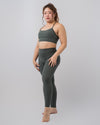 Babel Yoga Leggings - Dark Green