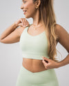 Babel Beehive Sports Bra - Mint Green