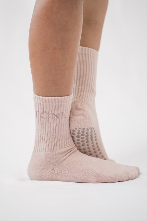 Tone Pilates Grip Sock - Beige (Tone in-store Exclusive)