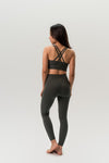 Babel 2X-back Sports Bra - Dark Green
