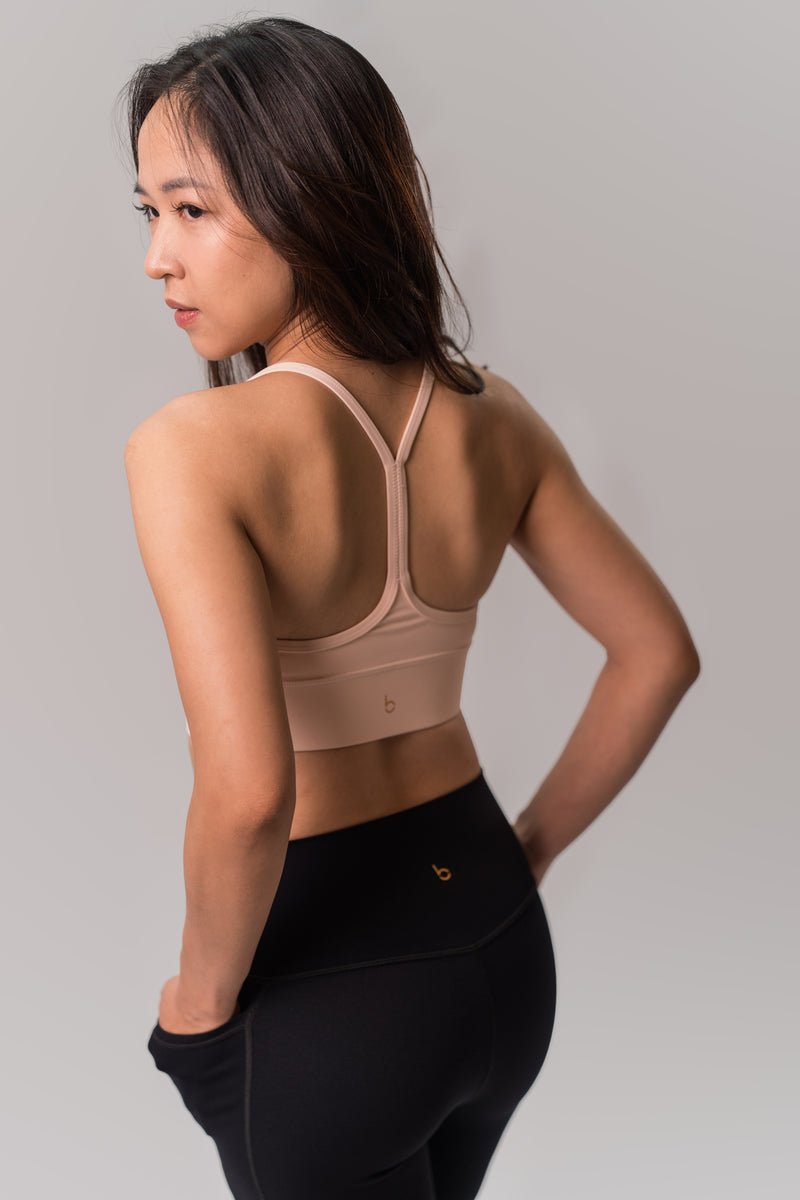 Babel Y-Back Sports Bra - Ballet Pink