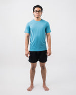 Babel Performance Tee - Lake Blue