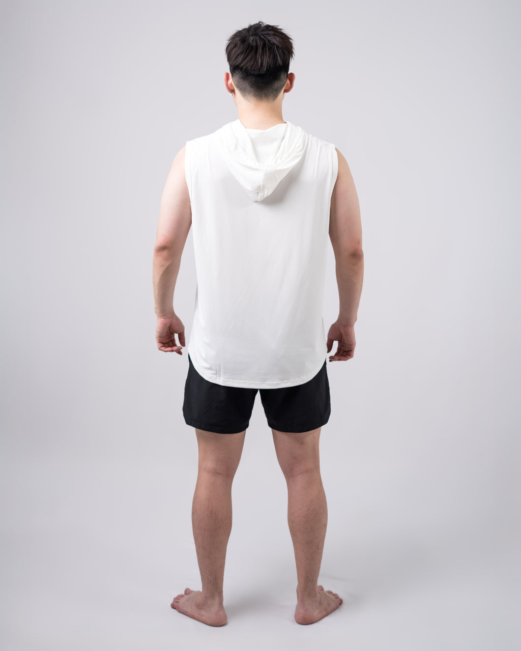 Babel Light Hoodie Tank Top - White