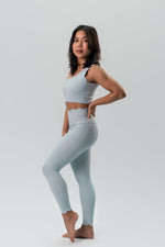 Babel High Waist Wave Legging - Sky Blue