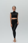 Babel High Waist Wave Legging - Black
