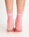 Reformer Time Tone Pilates Grip Sock - Pink