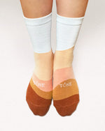 Waves Tone Pilates Grip Sock - Tone Gradient