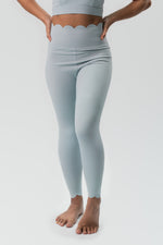 Babel High Waist Wave Legging - Sky Blue