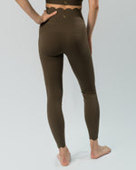 Babel High Waist Wave Legging - Grey Brown
