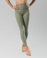 Babel High Waist Wave Legging - Sage Green