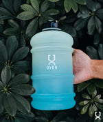 2.2L Oversized Bottle with Flip Cap - Aqua Marine (Semi-transparent)