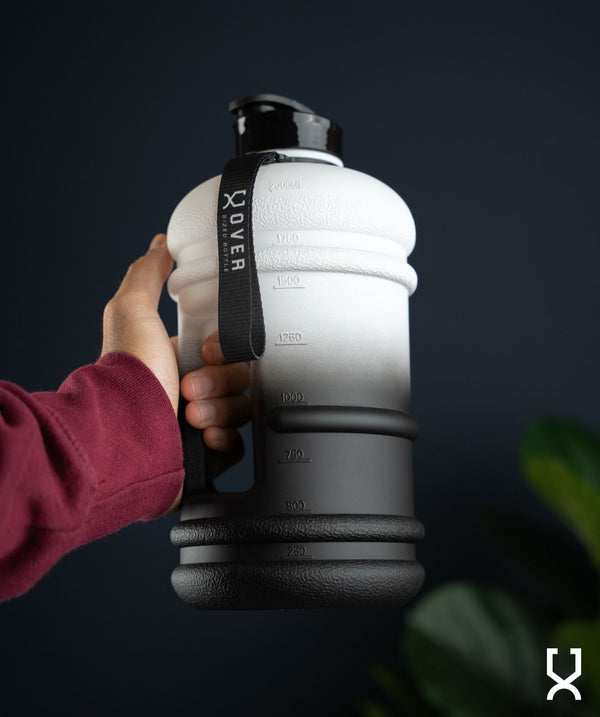 2.2L Oversized Bottle with Flip Cap - Onyx White