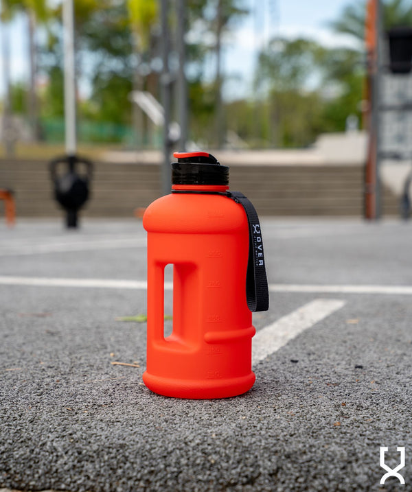 1.5L Oversized Bottle with Flip Cap - Alpha Red